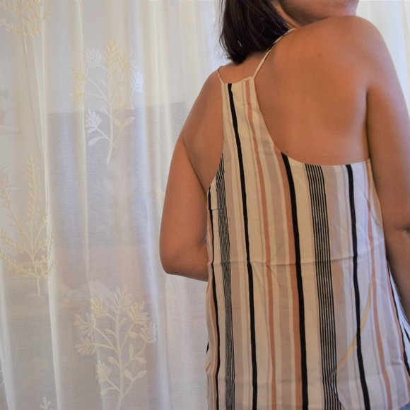 Striped Flowy Tank - Picture 5 of 5